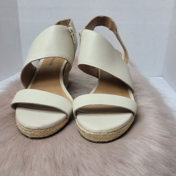 Lucky Brand Womens LK-Lowden Wedge Platform Sandals Sandshell Size 8.5 M US - Picture 2 of 9